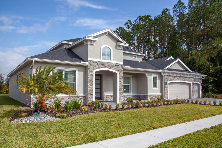 A newly built home in a Polk County neighbourhood