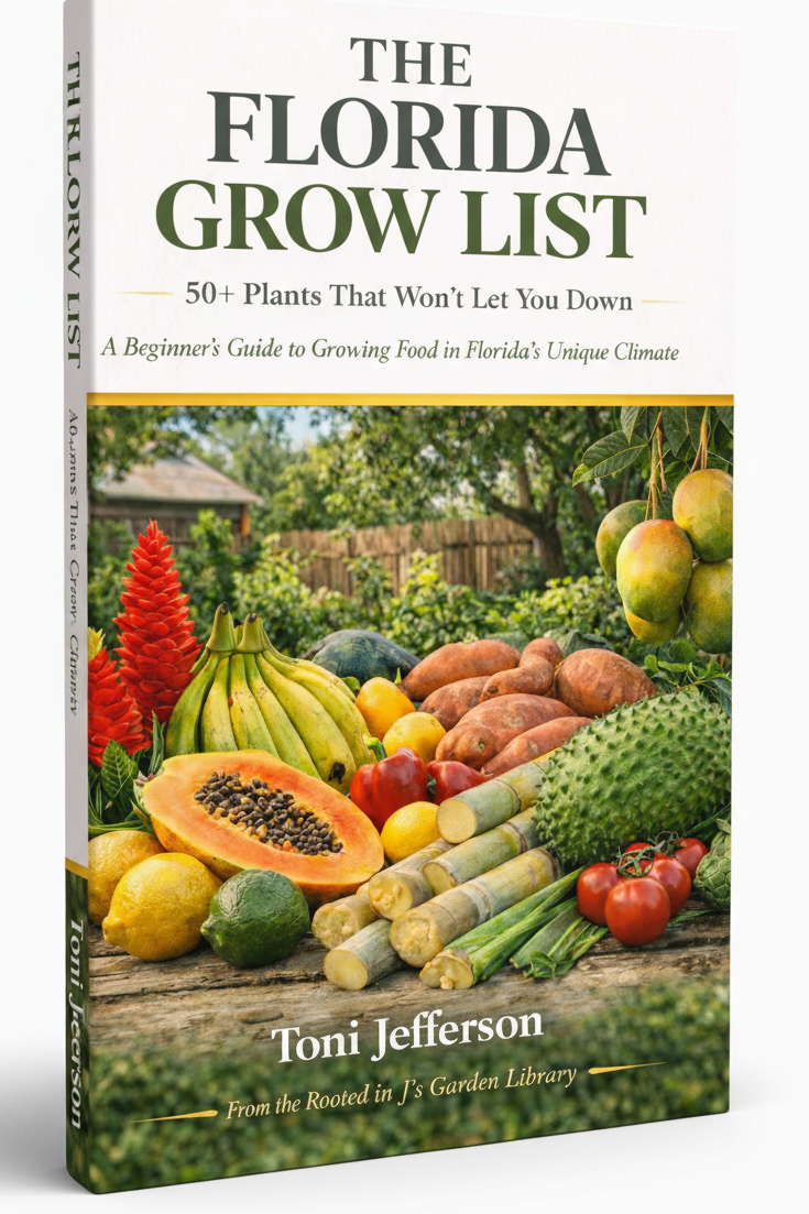 The Florida Grow List Paperback Mockup